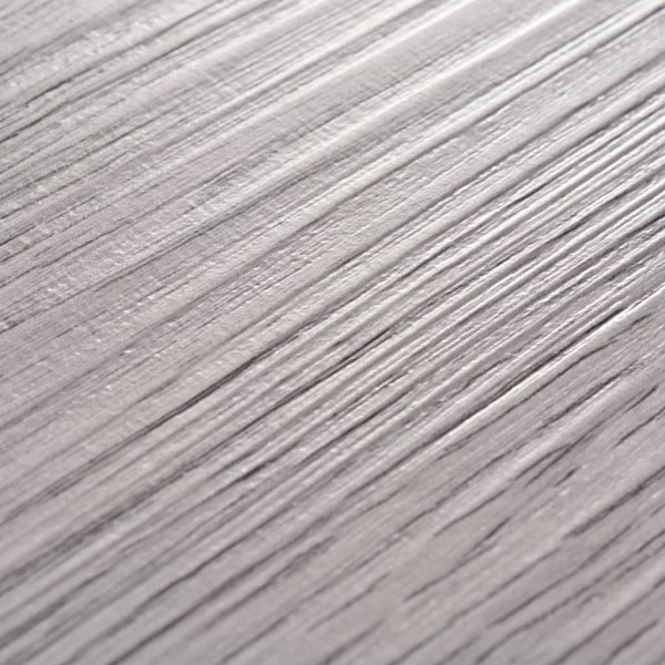 Lamas para suelo no autoadhesivas PVC gris oscuro 5,26 m² 2 mm