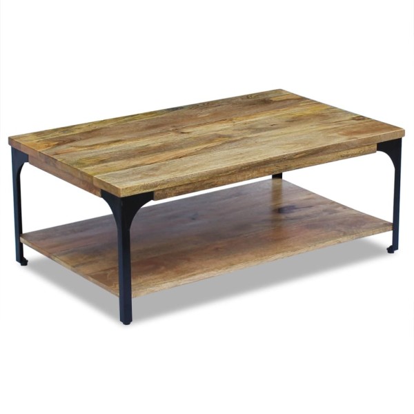 Mesa de centro madera de mango 100x60x38 cm