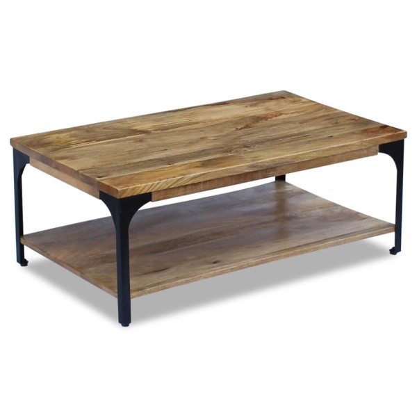 Mesa de centro madera de mango 100x60x38 cm