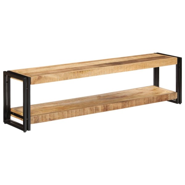 Mueble para la TV madera maciza de mango 150x30x40 cm