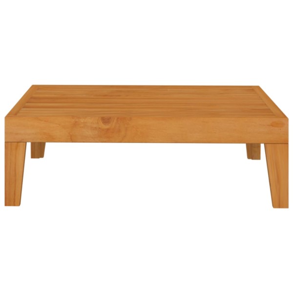 Mesa de jardín madera maciza de acacia 68,5x68,5x24 cm