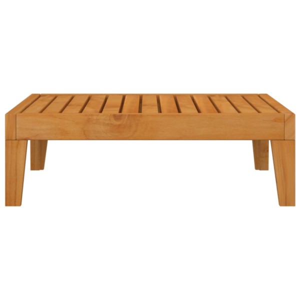 Mesa de jardín madera maciza de acacia 68,5x68,5x24 cm