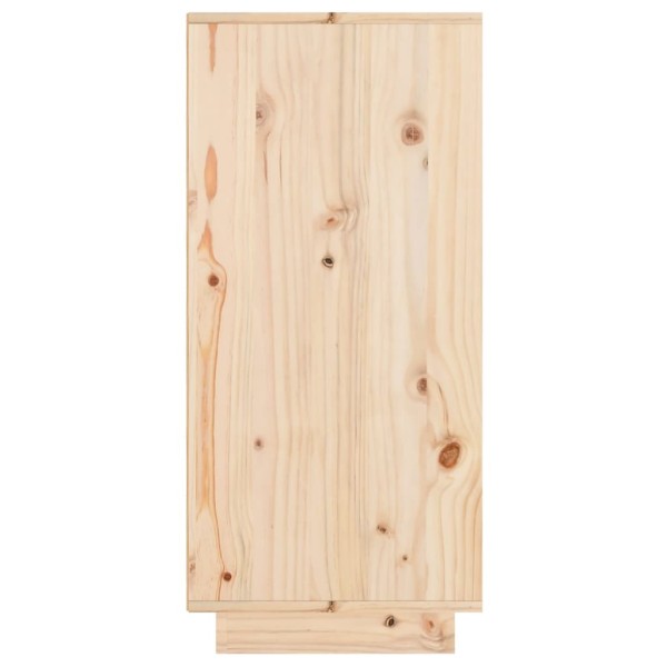 Aparador de madera maciza de pino 60x34x75 cm