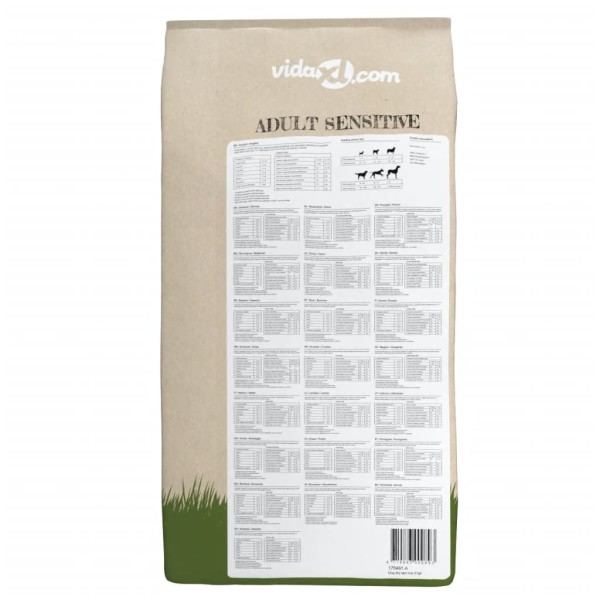 Comida seca para perro premium Adult Sensitive Lamb & Rice 15kg