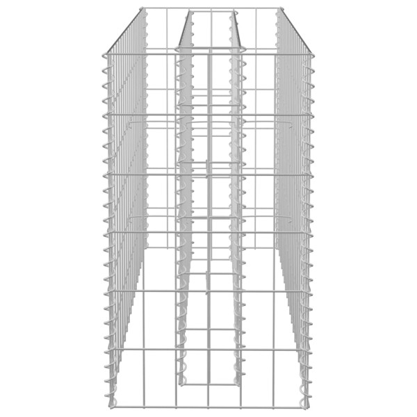 Arriate de gaviones de acero galvanizado 90x30x60 cm