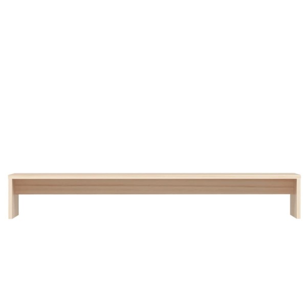 Soporte para monitor madera maciza de pino 100x27x15 cm