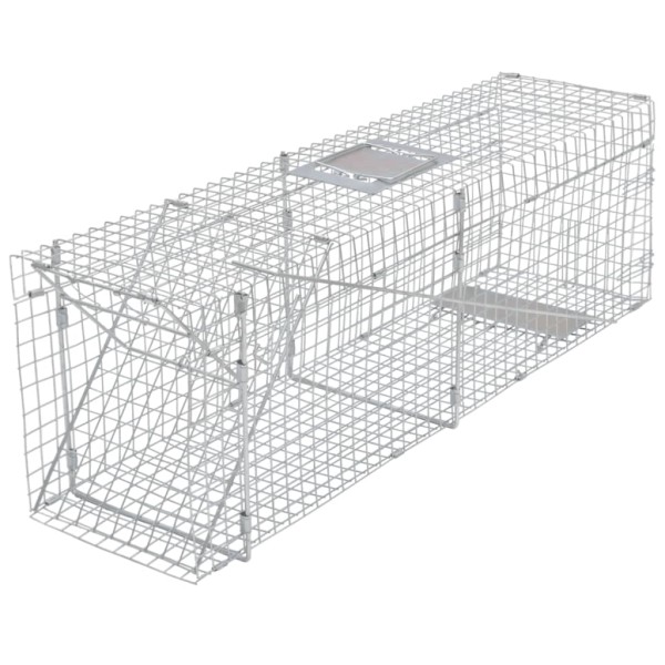 Trampa para animales vivos galvanizada 100 cm