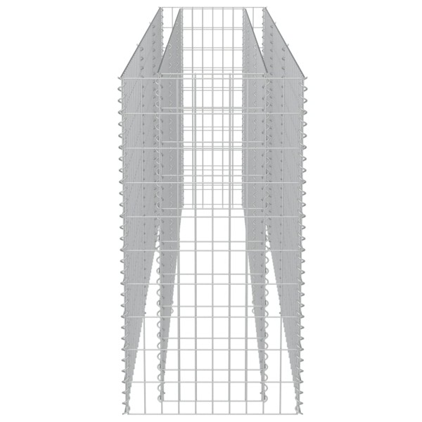 Arriate de gaviones de acero 270x50x100 cm