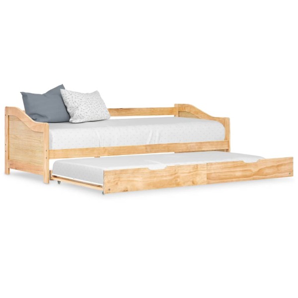 Estructura de sofá cama extraíble madera de pino 90x200 cm