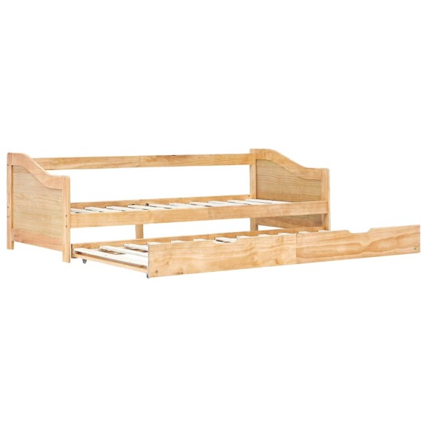 Estructura de sofá cama extraíble madera de pino 90x200 cm