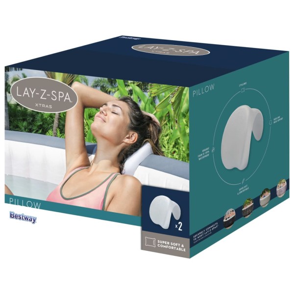 Bestway Lay-Z-Spa Almohada de bañera de hidromasaje