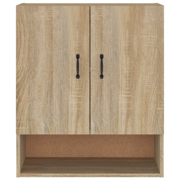 Armario de pared madera contrachapada roble sonoma 60x31x70 cm