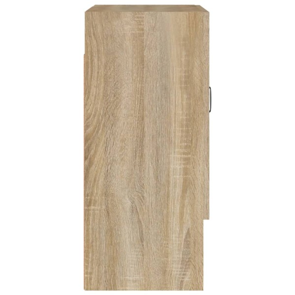 Armario de pared madera contrachapada roble sonoma 60x31x70 cm