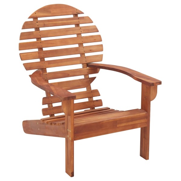 Silla Adirondack de madera maciza de acacia