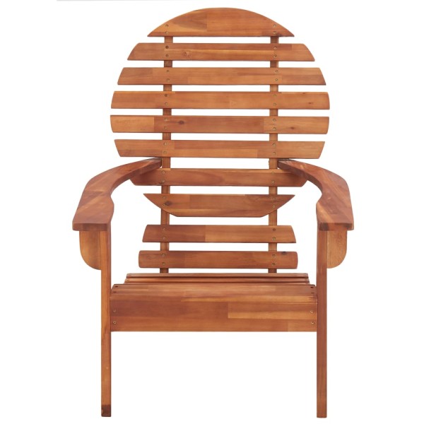 Silla Adirondack de madera maciza de acacia