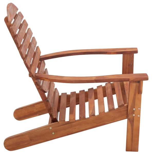 Silla Adirondack de madera maciza de acacia