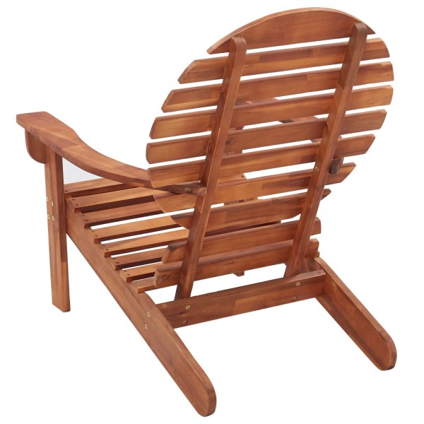 Silla Adirondack de madera maciza de acacia