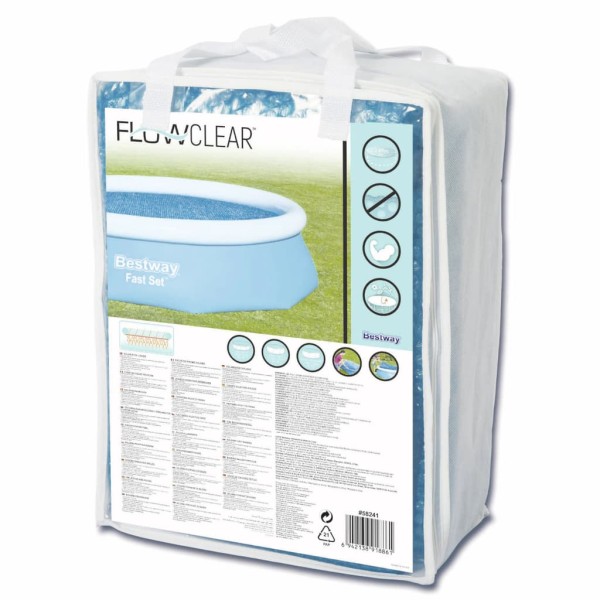 Bestway Cubierta solar para piscina Flowclear 305 cm