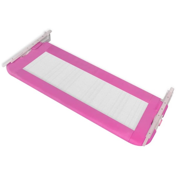 Barandilla de seguridad cama de niño 102x42 cm rosa