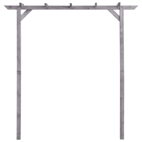 Pérgola de jardín de madera de pino impregnada 200x40x205 cm