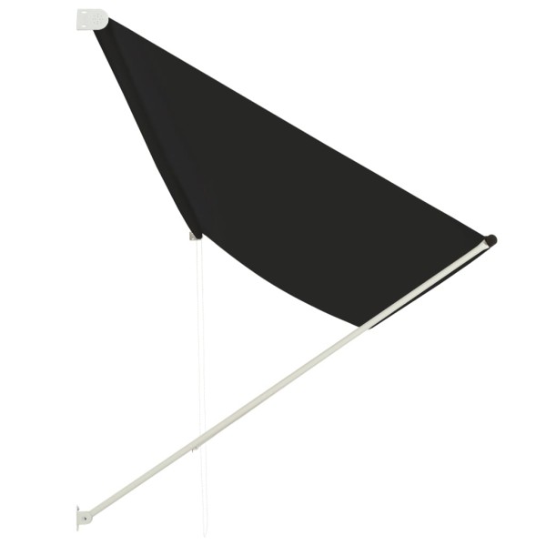 Toldo retráctil 400x150 cm gris antracita