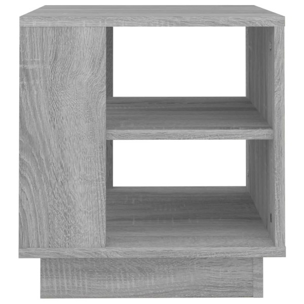 Mesa de centro madera contrachapada gris Sonoma 40x40x43 cm