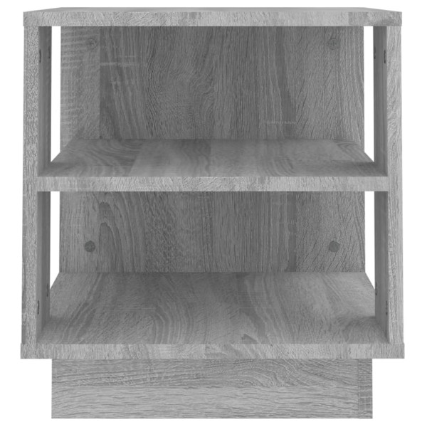 Mesa de centro madera contrachapada gris Sonoma 40x40x43 cm