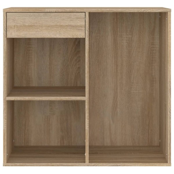 Armario maquillaje madera contrachapada roble Sonoma 80x40x75cm