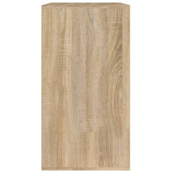 Armario maquillaje madera contrachapada roble Sonoma 80x40x75cm