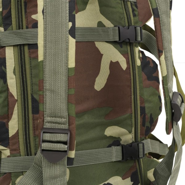 Bolso de lona estilo militar 3-en-1 90 L camuflaje