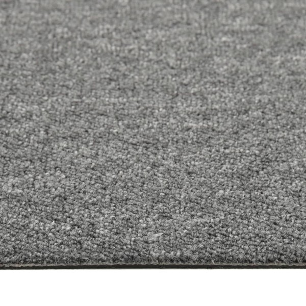 Baldosas de suelo de moqueta 20 uds 5 m² 50x50 cm gris