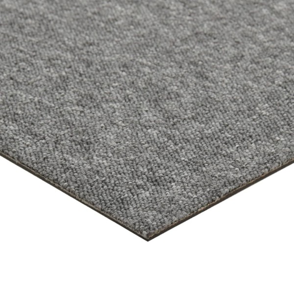 Baldosas de suelo de moqueta 20 uds 5 m² 50x50 cm gris