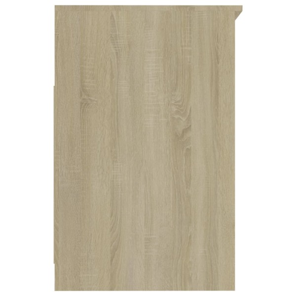 Cajonera de madera contrachapada color roble Sonoma 40x50x76 cm