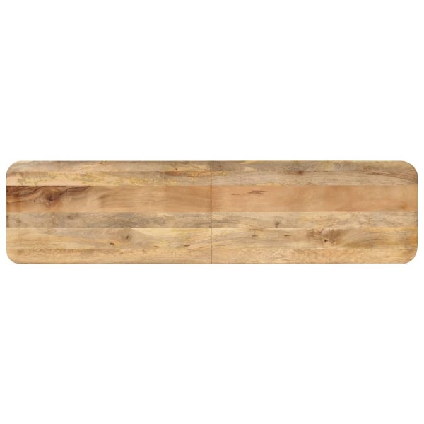 Banco de madera maciza de mango 160x40x45 cm