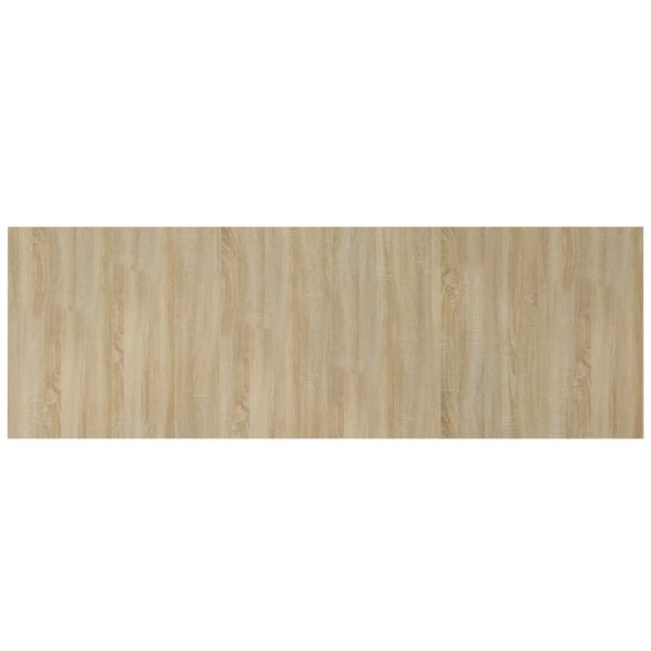 Cabecero pared madera contrachapada roble Sonoma 240x1,5x80cm