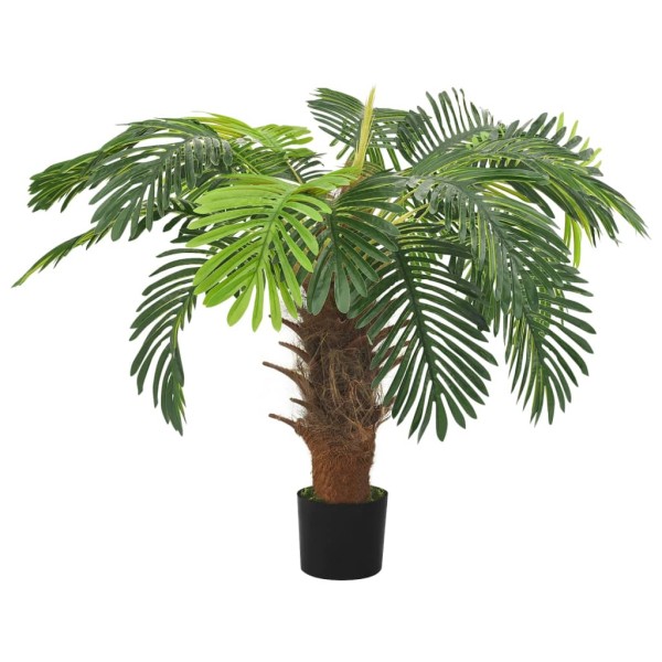 Palmera Cycas artificial con macetero 90 cm verde