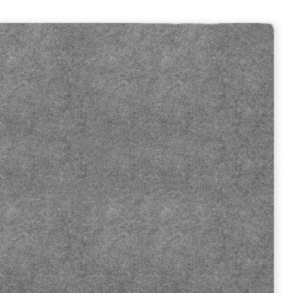 Tapiz de suelo piscina geotextil poliéster gris claro 500x250cm