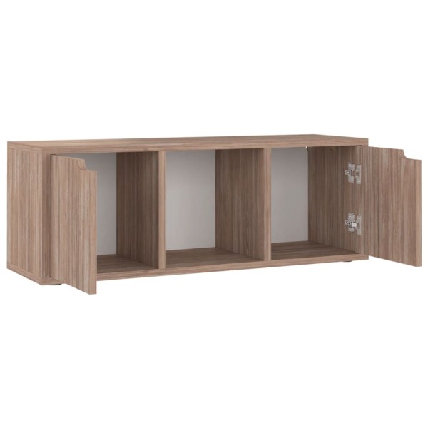 Mueble TV madera de ingeniería roble sonoma 88,5x27,5x30,5 cm