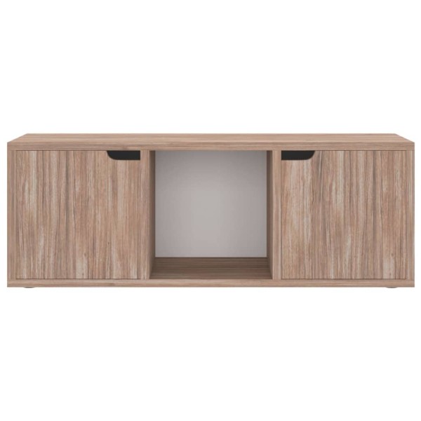 Mueble TV madera de ingeniería roble sonoma 88,5x27,5x30,5 cm