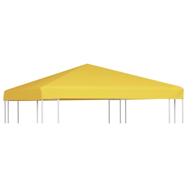 Toldo de cenador 270 g/m² 3x3 m amarillo