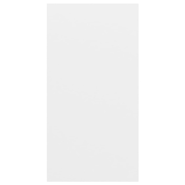 Mueble de pared para TV madera contrachapada blanco 37x37x72 cm