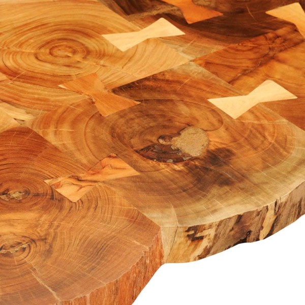 Mesa de centro de 6 troncos madera maciza de sheesham 35 cm