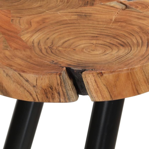 Mesa de centro de 6 troncos madera maciza de sheesham 35 cm