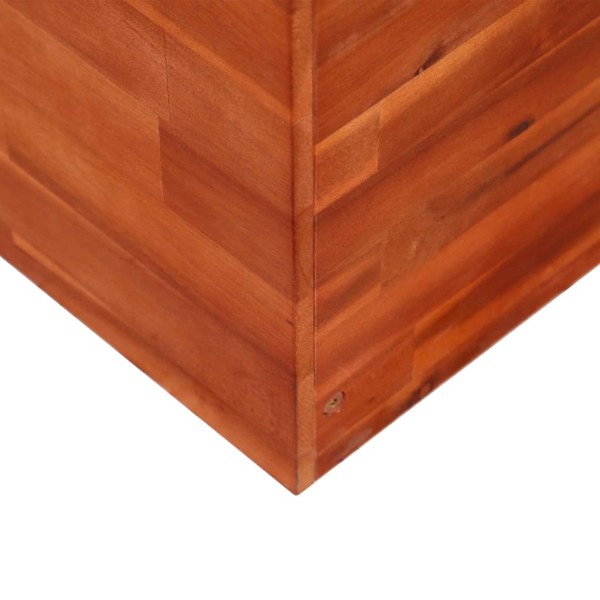 Arriate de madera de acacia 200x100x50 cm