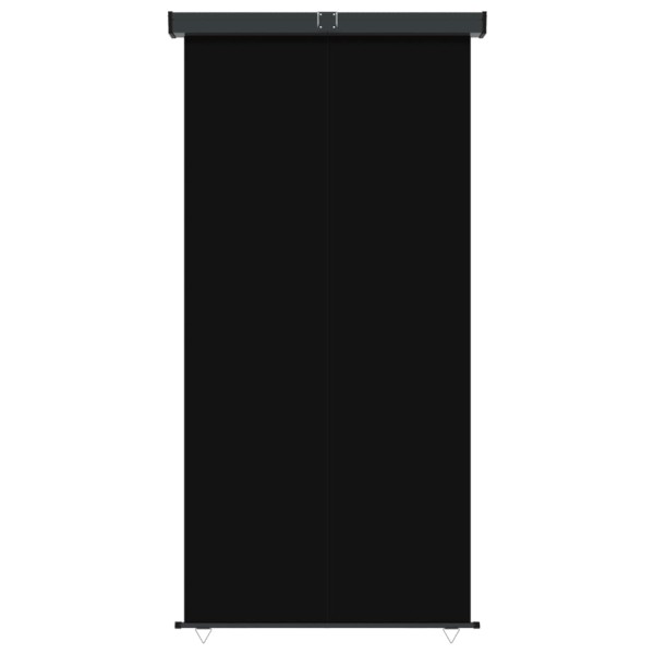 Toldo lateral de balcón negro 145x250 cm