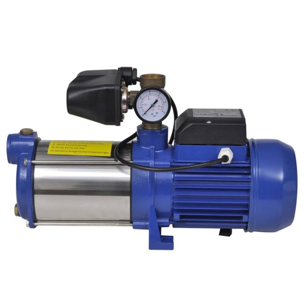 Bomba de agua inyectores con calibre 1300 W 5100 L/h azul