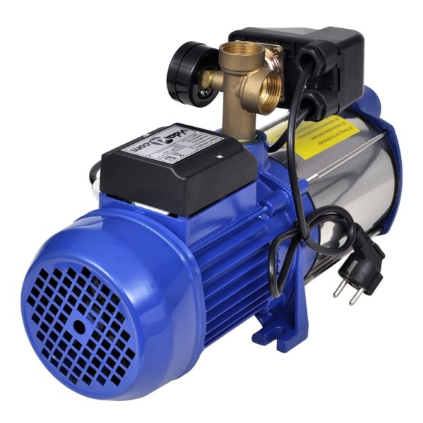 Bomba de agua inyectores con calibre 1300 W 5100 L/h azul