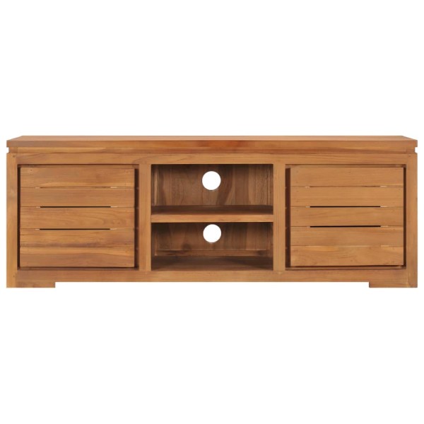 Mueble para TV madera maciza de teca 110x30x40 cm