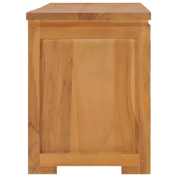 Mueble para TV madera maciza de teca 110x30x40 cm