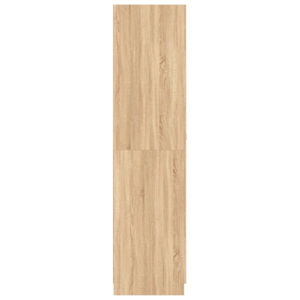 Armario de madera contrachapada color roble Sonoma 90x52x200 cm